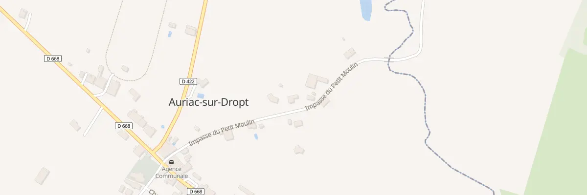Plan du 79 Clamens Est à Auriac-sur-Dropt