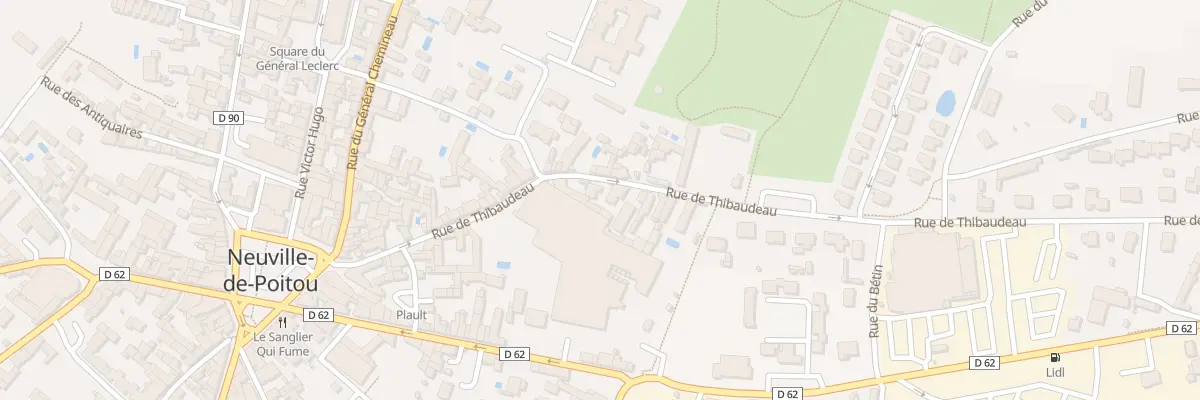 Plan du 27 Rue Thibaudeau à Neuville-de-Poitou