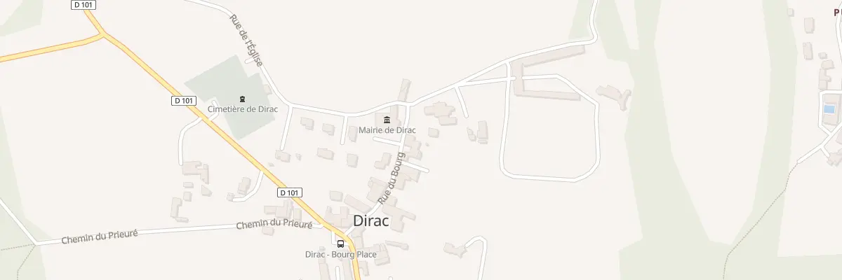 Plan du 200 Rue du Bourg à Dirac