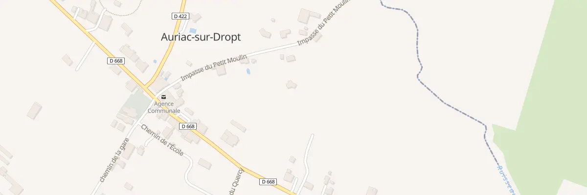 Plan du 9999 Plaine du Pont à Auriac-sur-Dropt