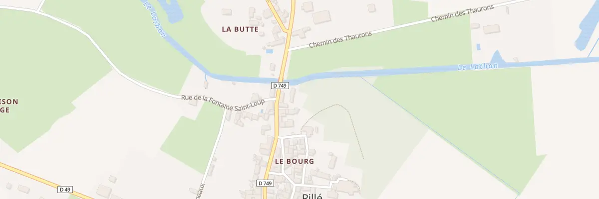 Plan du 28 Gr Grande Rue à Rillé