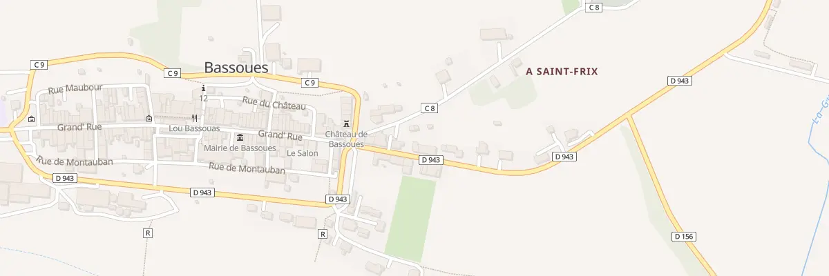 Plan du 115 Le Village à Bassoues