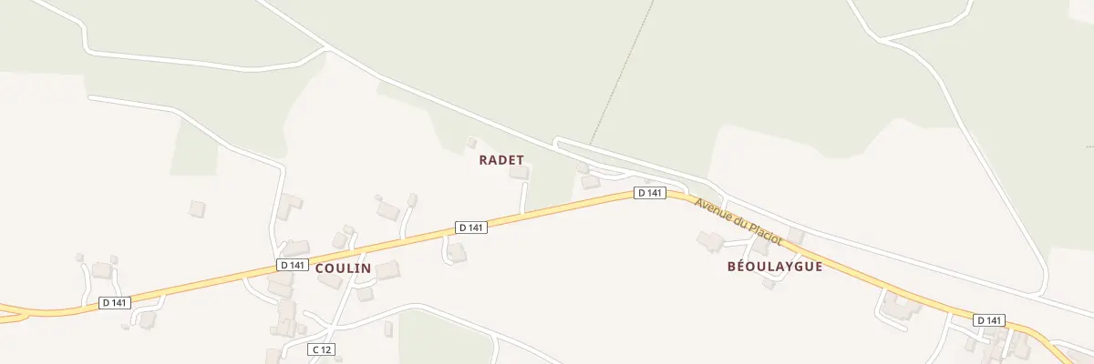 Plan du 192 Rte des Landes à Xaintrailles