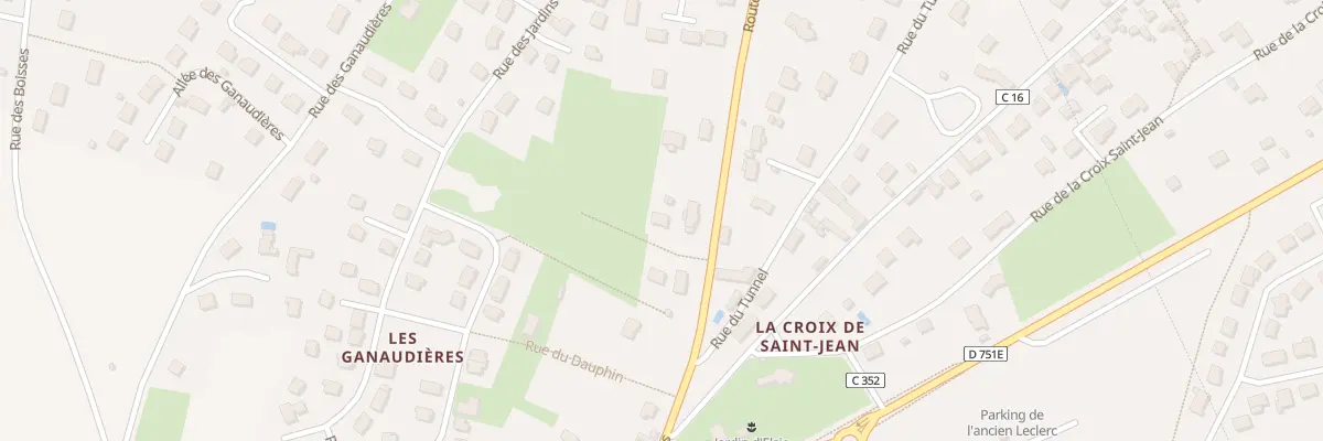 Plan du 24A Rte de Huismes à Chinon
