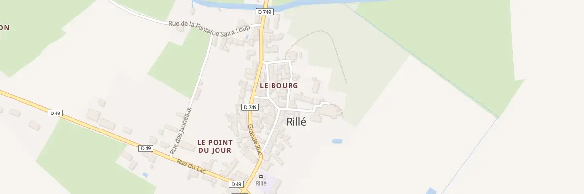 Plan du 2 Rue du Colombier à Rillé