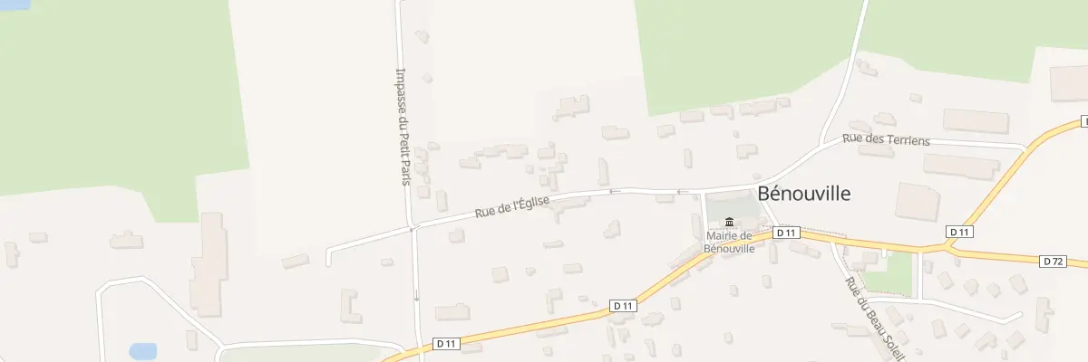 Plan du 5055 Le Bourg à Bénouville