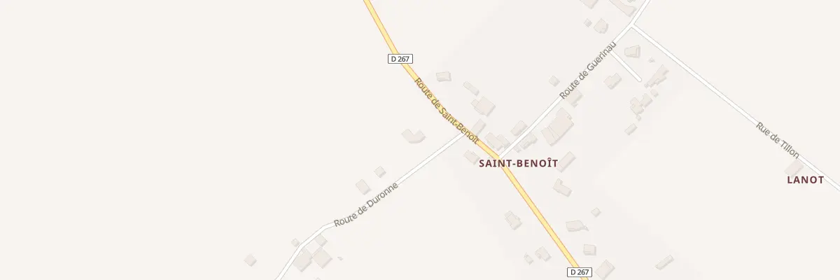 Plan de Sabourau à Birac-sur-Trec
