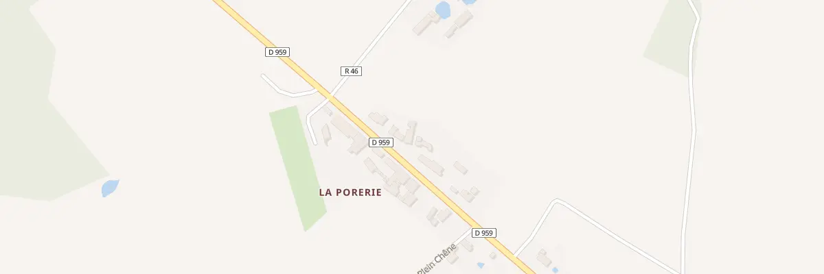 Plan du 8 Rue de la Porerie à Villiers-au-Bouin