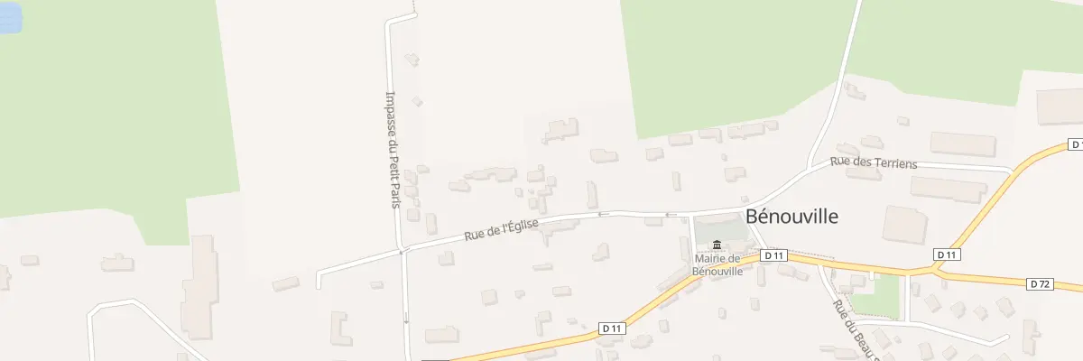 Plan du 18 Rue de l’Eglise à Bénouville
