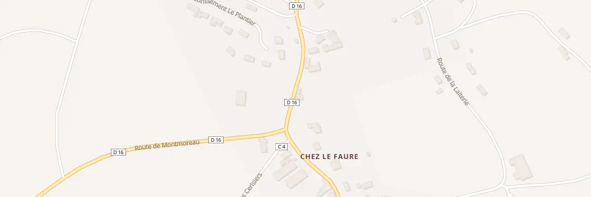 Plan du 5226 Chez le Faure à Ronsenac