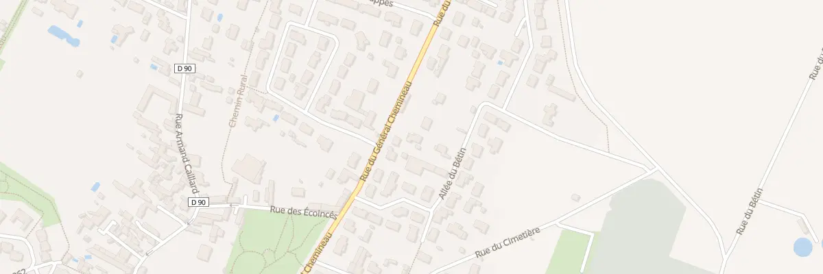 Plan du 61 Rue du Gen Chemineau à Neuville-de-Poitou