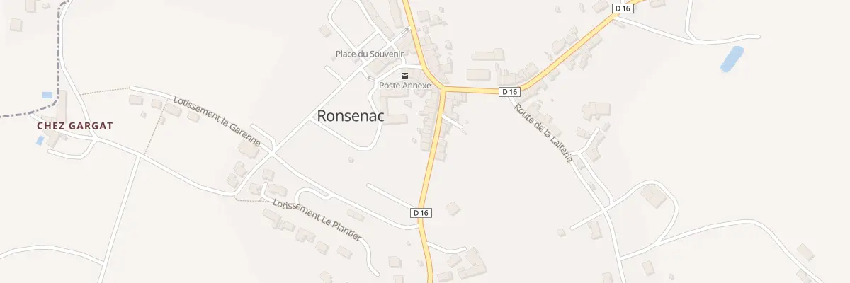 Plan du 17 Rue de la Fontaine à Ronsenac