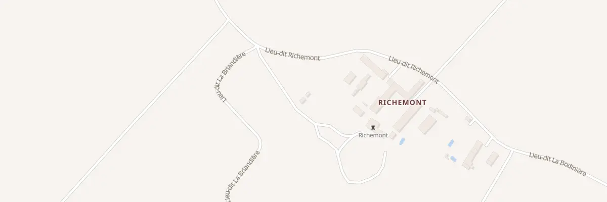 Plan du 5028 Richemont à Prinçay