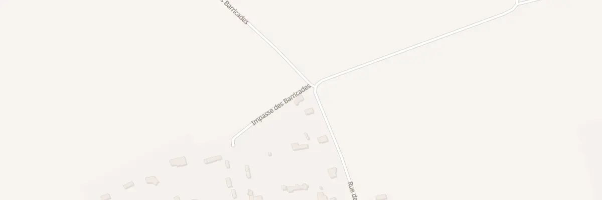 Plan du 13 Rue des Barricades à Gainneville