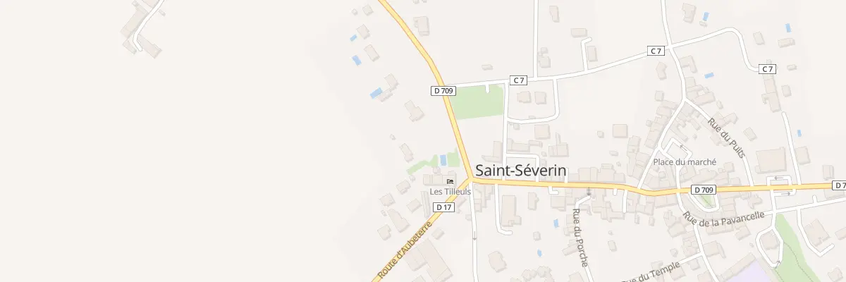 Plan du 1 Rte de Montmoreau à Saint-Séverin