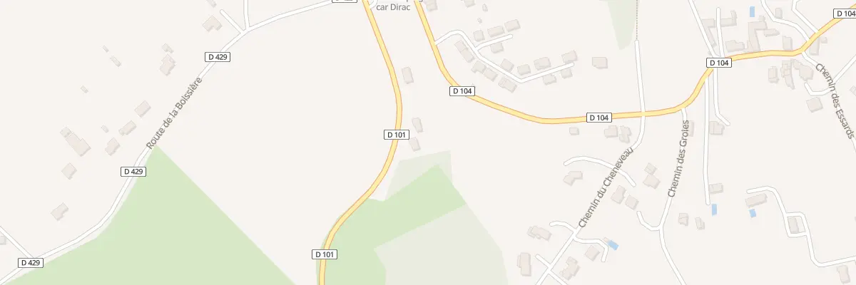 Plan du 239 Rte de Torsac à Dirac