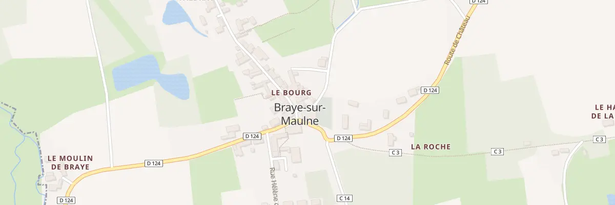 Plan du 47 Le Bourg à Braye-sur-Maulne