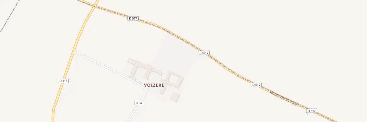Plan du 2 Voizere à Assay
