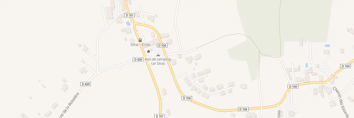 Plan du 4 Imp des Pradelles à Dirac