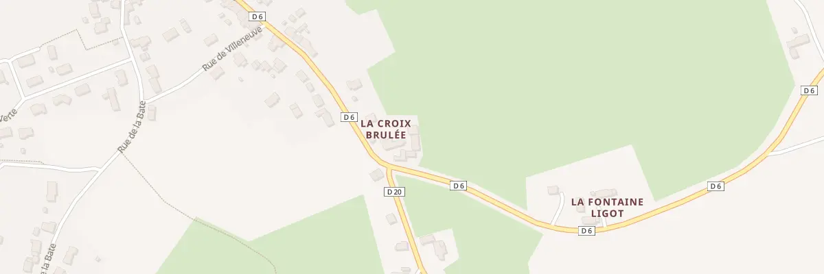 Plan du 5278 La Croix Brulee à Ballon-Saint Mars