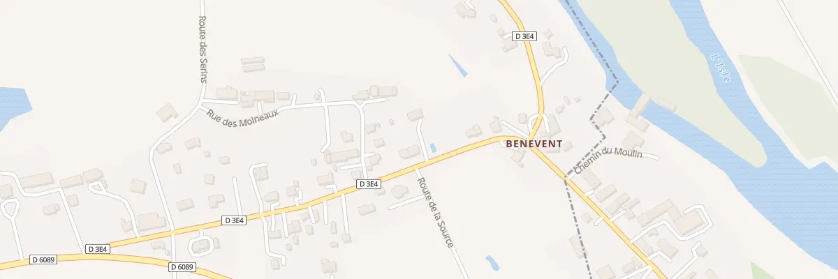 Plan du 286 Benevent à Saint-Martial-d’Artenset