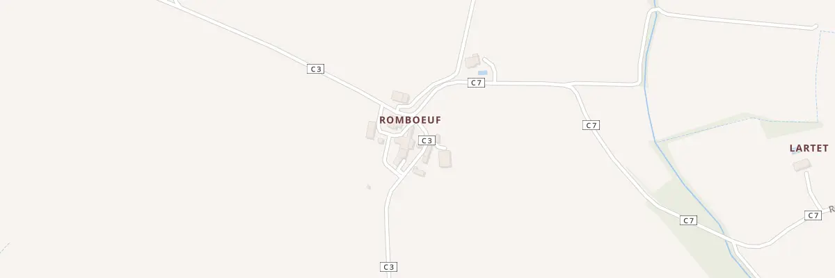 Plan du 5020 A Romboeuf à Fourcès