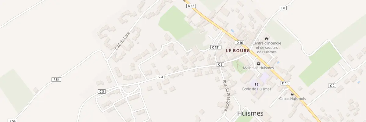 Plan du 16 Rue de la Fontaine à Huismes