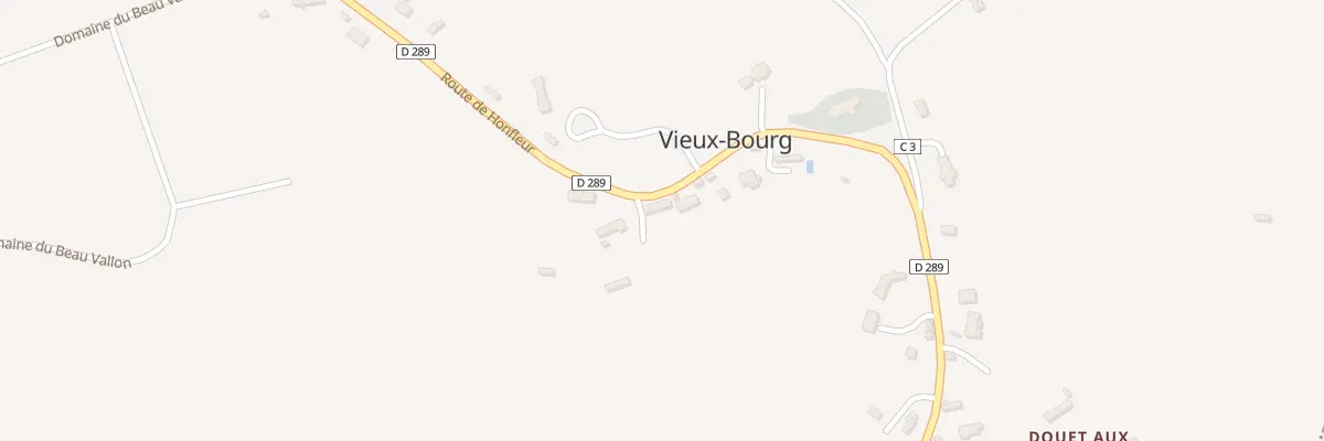 Plan du 99 Rte de Honfleur à Vieux-Bourg