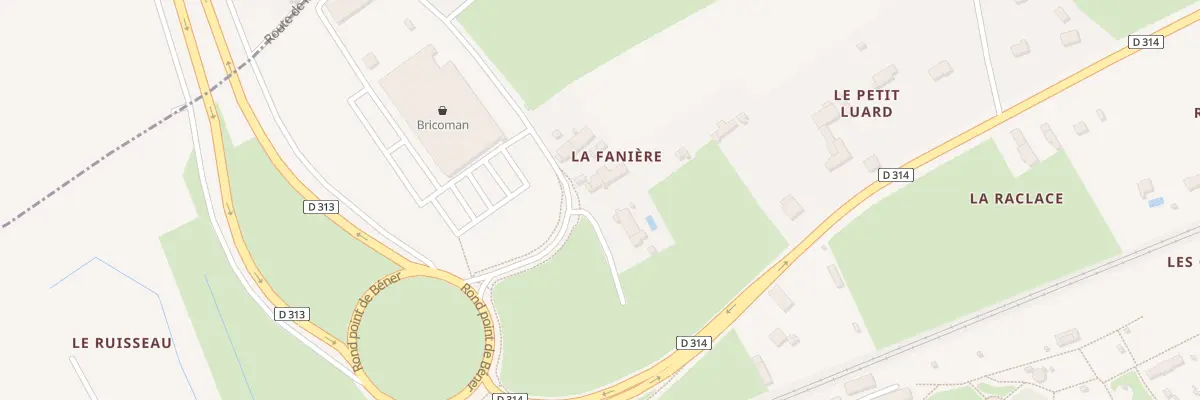 Plan du 543 Rte de la Fanière à Yvré-l’Évêque
