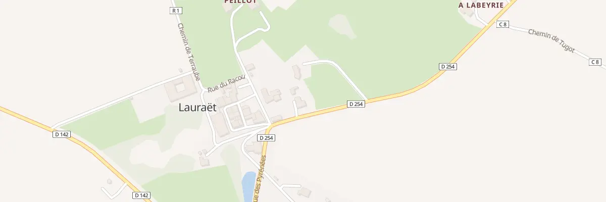 Plan du 76 Rue des Pyrénées à Lauraët