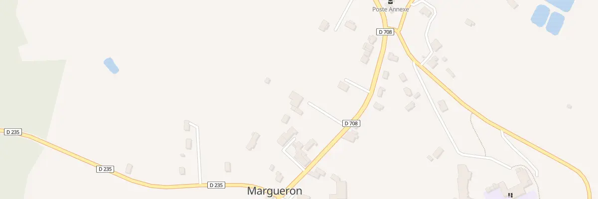 Plan du 96 Le Bourg à Margueron