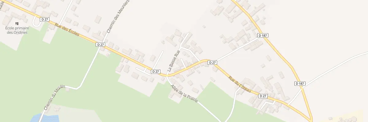 Plan du 97 Rue du Coteau à Aunac-sur-Charente