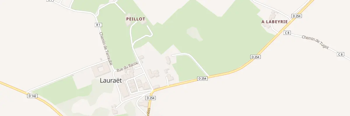 Plan du 5123 Au Village à Lauraët