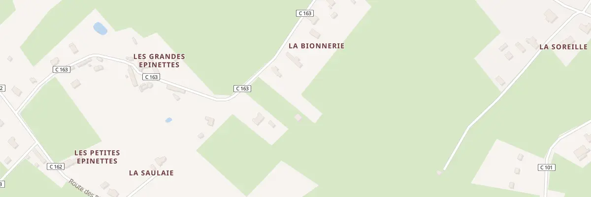 Plan du 472 Rte de la Bionnerie à Changé
