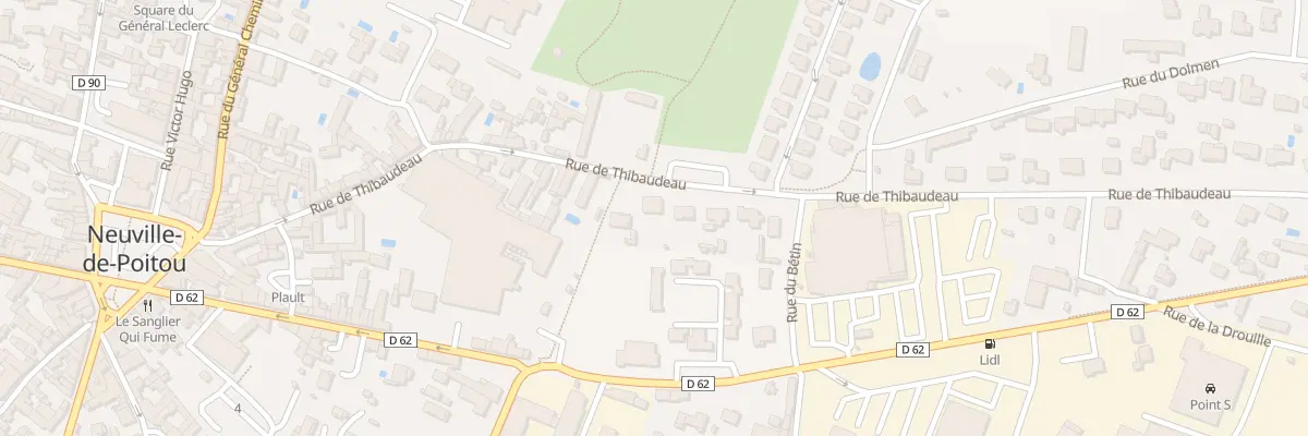 Plan du 43 Rue Thibaudeau à Neuville-de-Poitou