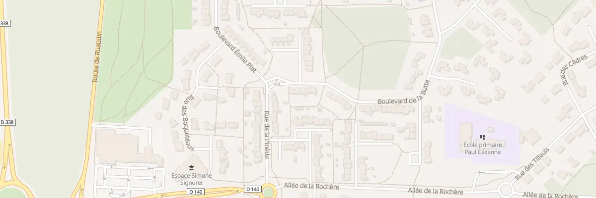 Plan du 141 Bd de la Butte à Mulsanne