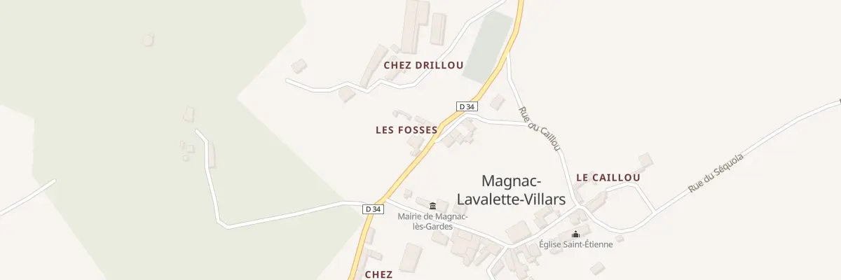 Plan du 5 Rue des Frenes à Magnac-lès-Gardes