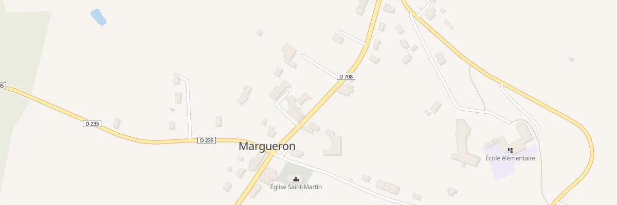 Plan du 94 Le Bourg à Margueron