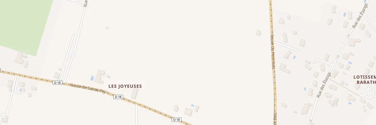 Plan du 2 Au Petit Bois à Pineuilh