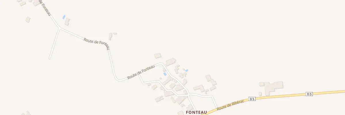 Plan du 47B Fontaud Village à Saint Privat en Périgord