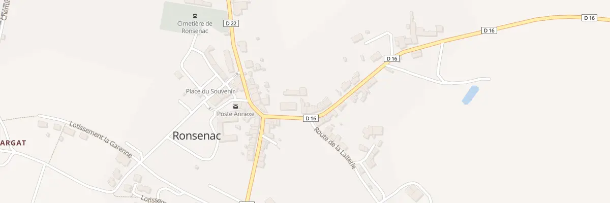 Plan du 10 Rue de Lavalette à Ronsenac