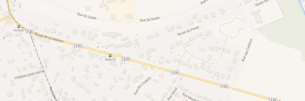 Plan du 23 Rte du Pontil à Touvre