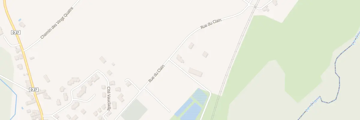 Plan du 2 La Plaine de Voulon à Voulon