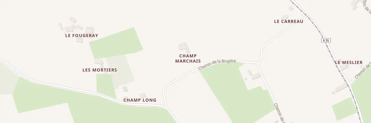Plan du 4 Che de la Bruyère à Saint-Biez-en-Belin