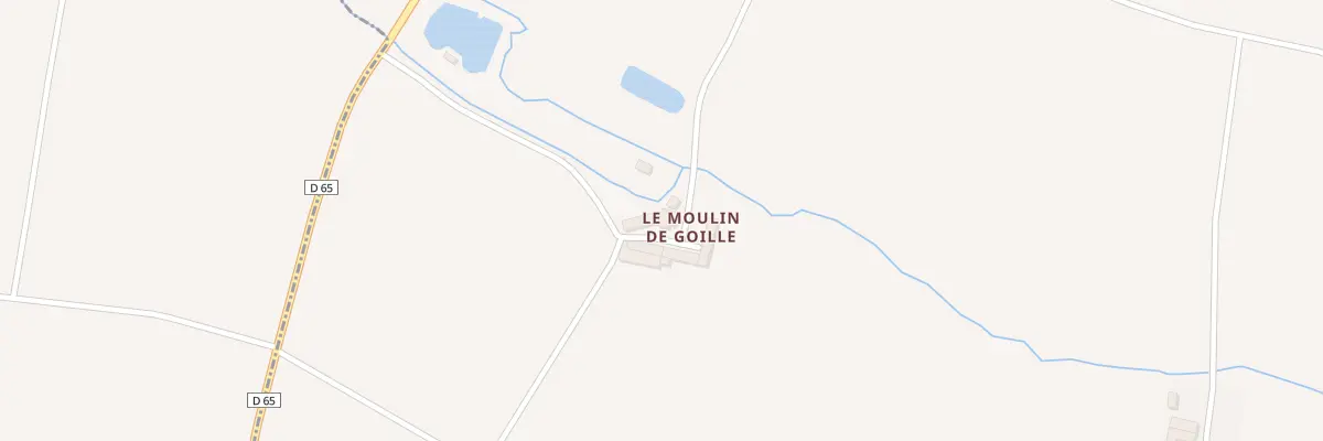 Plan du 1 Le Moulin de Goille à Nueil-sous-Faye