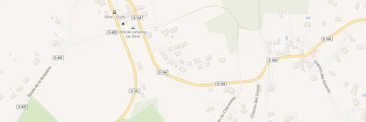 Plan du 5720 Champ de la Croix à Dirac