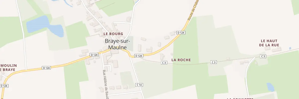 Plan du 45 Le Bourg à Braye-sur-Maulne