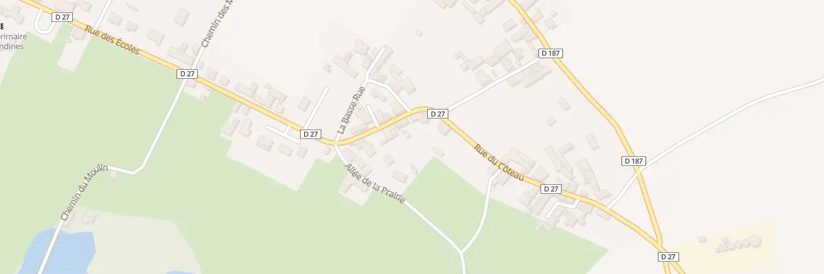 Plan du 68 Rue du Coteau à Aunac-sur-Charente