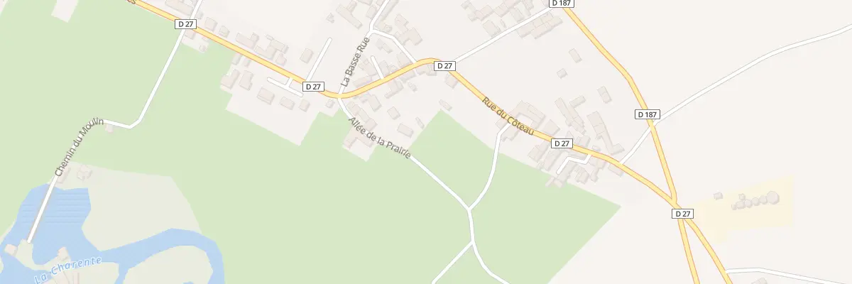 Plan du 9 All de la Prairie Aunac à Aunac-sur-Charente