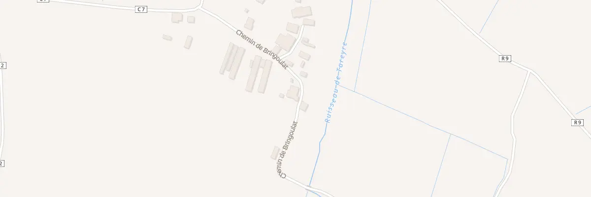 Plan du 166 Chem de Bringoulat à Calonges